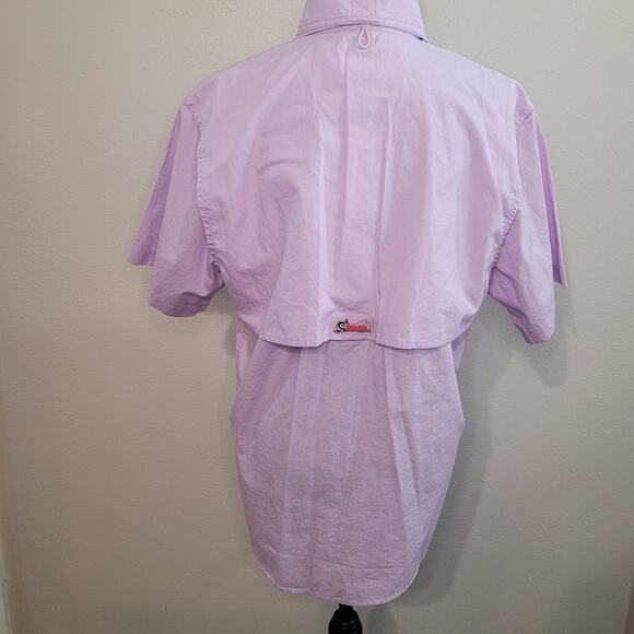 World Wide Sportsman Women's NWT Short Sleeve Button Up Vented Shirt  Medium - Picture 2 of 11